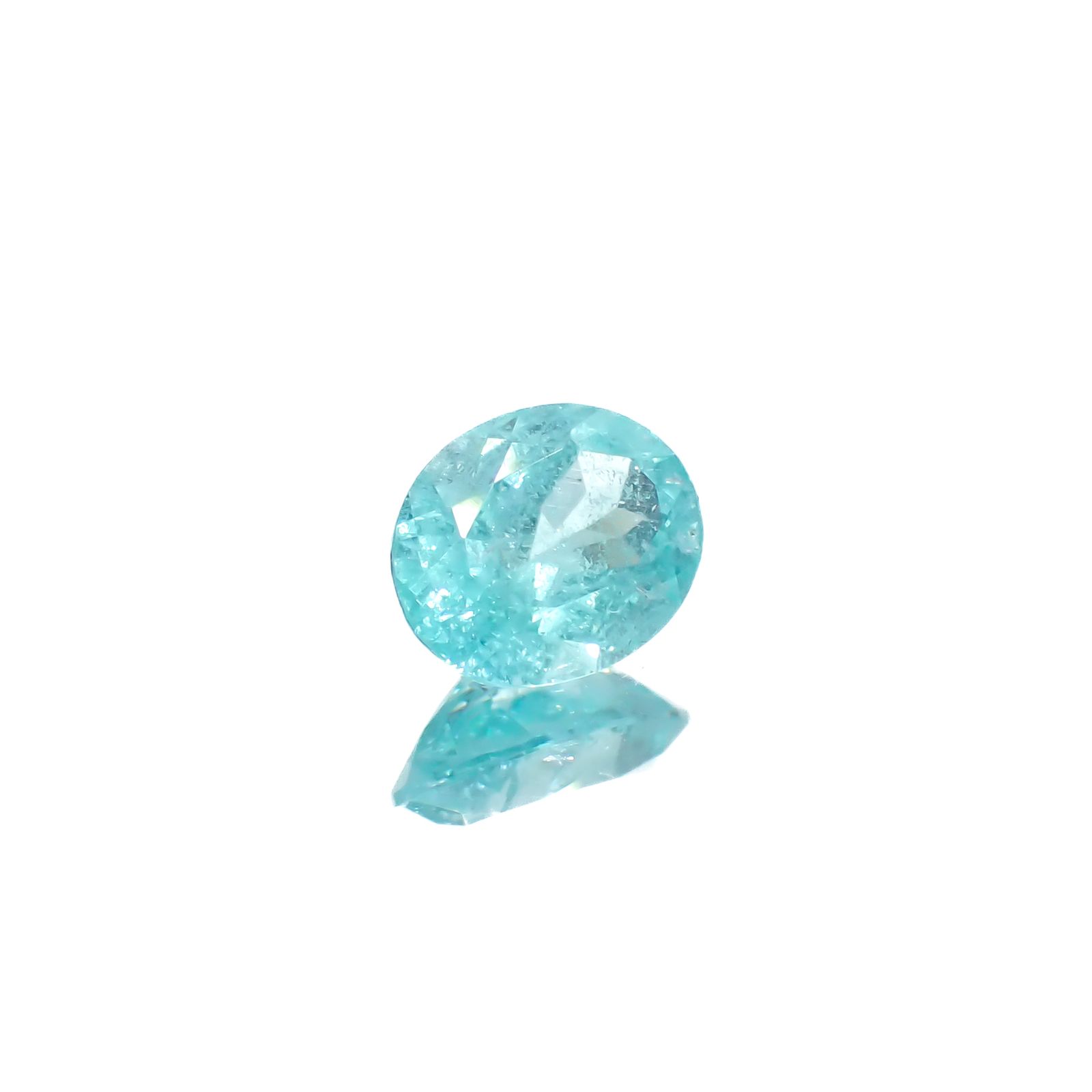 パライバトルマリン ブラジル・キントス鉱山産 0.56ct[240928721]6.1x4.8mm前後