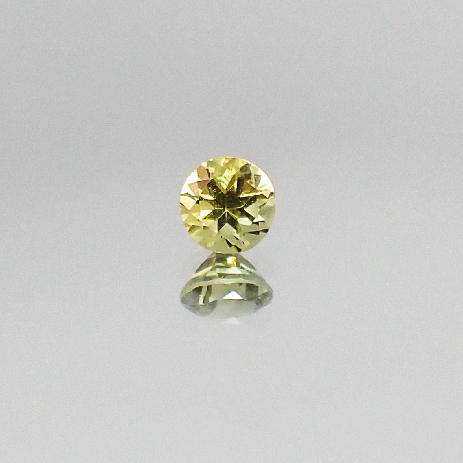 モンタナサファイア アメリカ産 ルース 0.17ct[20073881]3.1×3.1mm前後