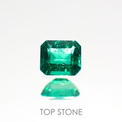 エメラルド(宝石名エメラルド) コロンビア産 0.085ct 識別済[201912838]2.9×2.5mm前後