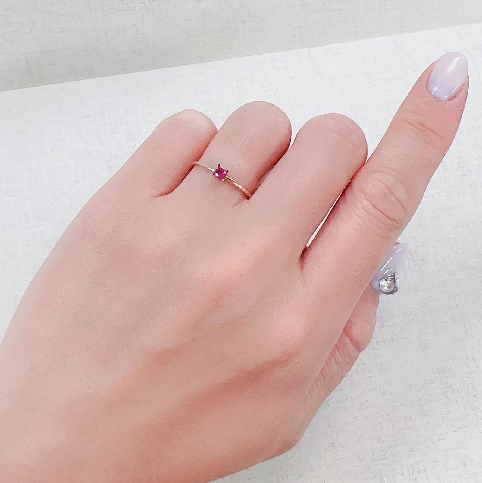 ルビー タイ/ミャンマー産 0.12ct[230321295]2.9x2.9mm前後