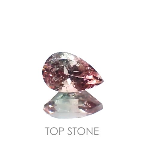 バイカラートルマリン ブラジル産 0.96ct[230220401]7.9x5.1mm前後