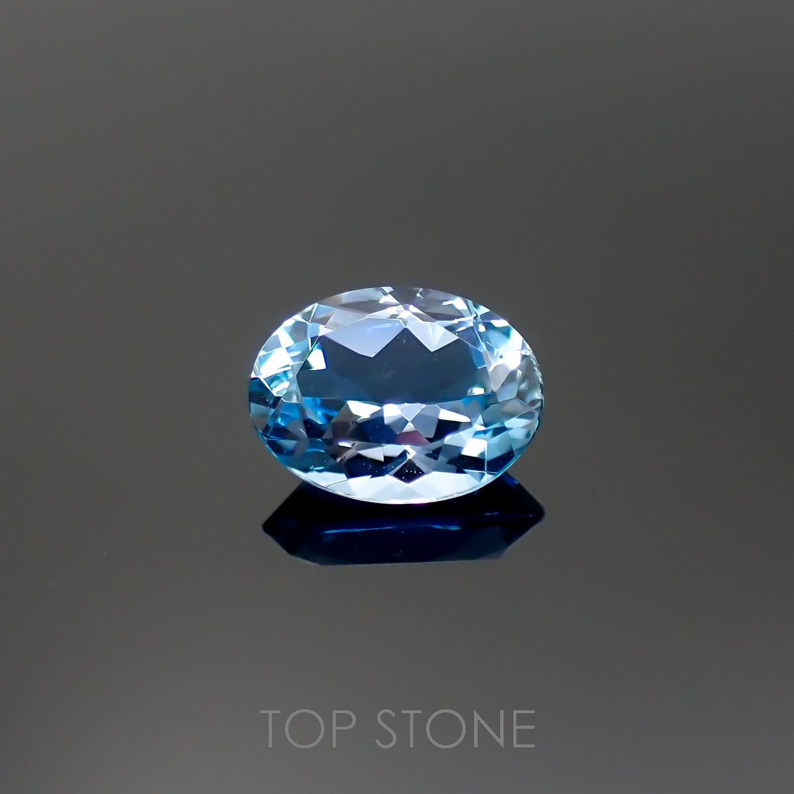 アクアマリン(宝石名アクアマリン)ナイジェリア産 1.08ct 識別済[220817385]8x6.1mm前後