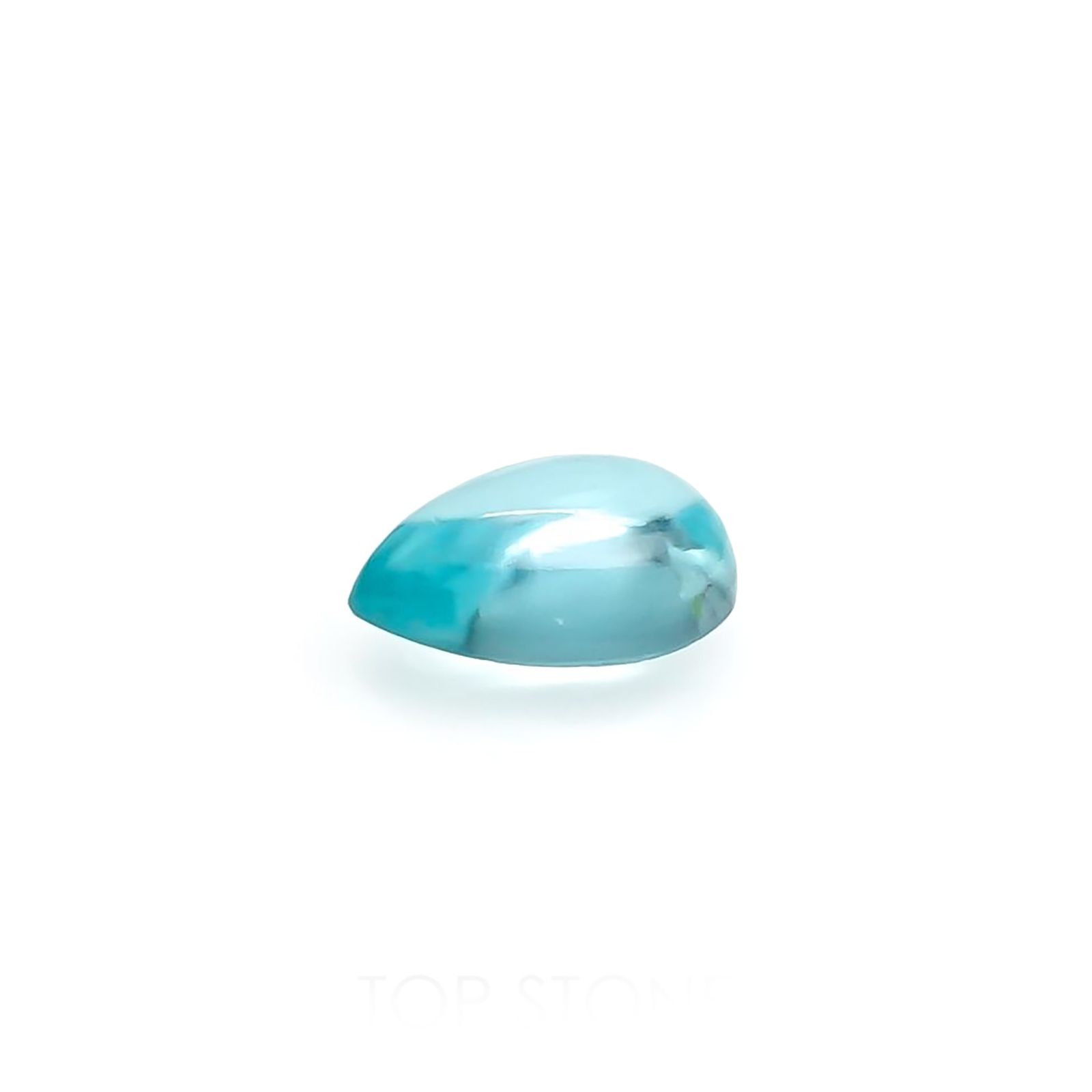 <ランダムセレクト1個販売> アパタイト ペアシェイプ型 ブラジル産 0.46ct前後 / 6x4mm前後 [20084292]