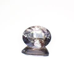 バイカラータンザナイト(宝石名ゾイサイト)タンザニア産 3.29ct 識別済[221119004]10.4x8.2mm前後
