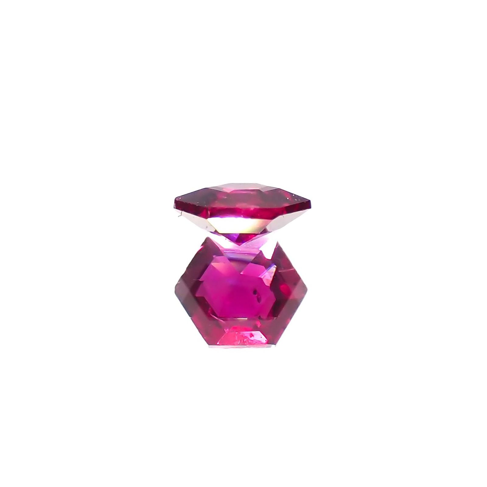 ◇ヘキサゴンカット◇ルビー 非加熱 モザンビーク産 0.20ct /  3.5x3.5mm前後[240427110]