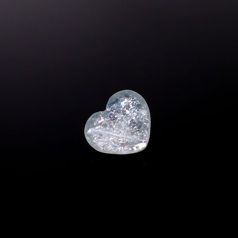 イリデッセンスアクアマリン ブラジル産 2.10ct / 8.6x10.1mm前後 [250730849]