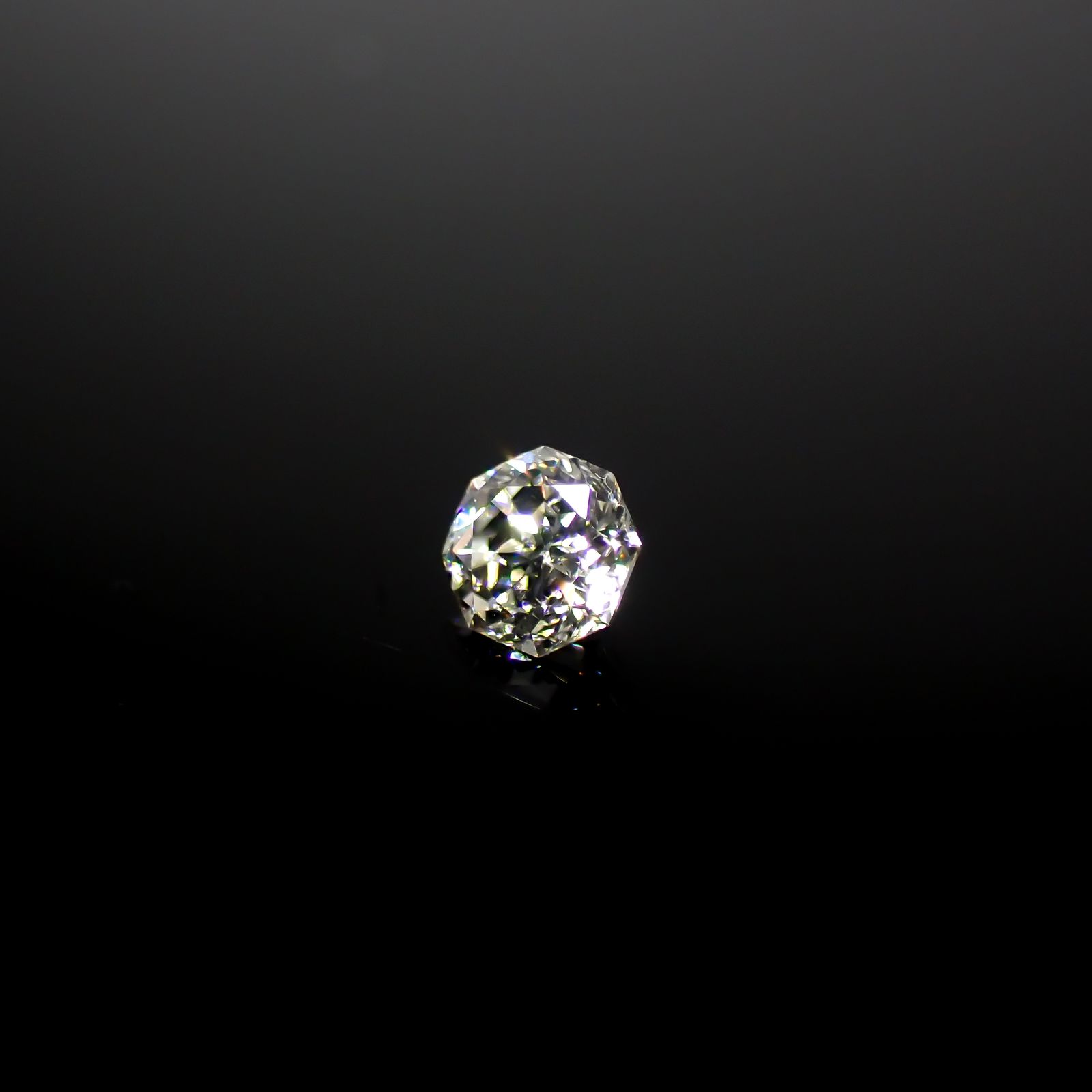 ◇オクタゴンカット◇ダイヤモンド 0.13ct[240427038]3.1x3mm前後