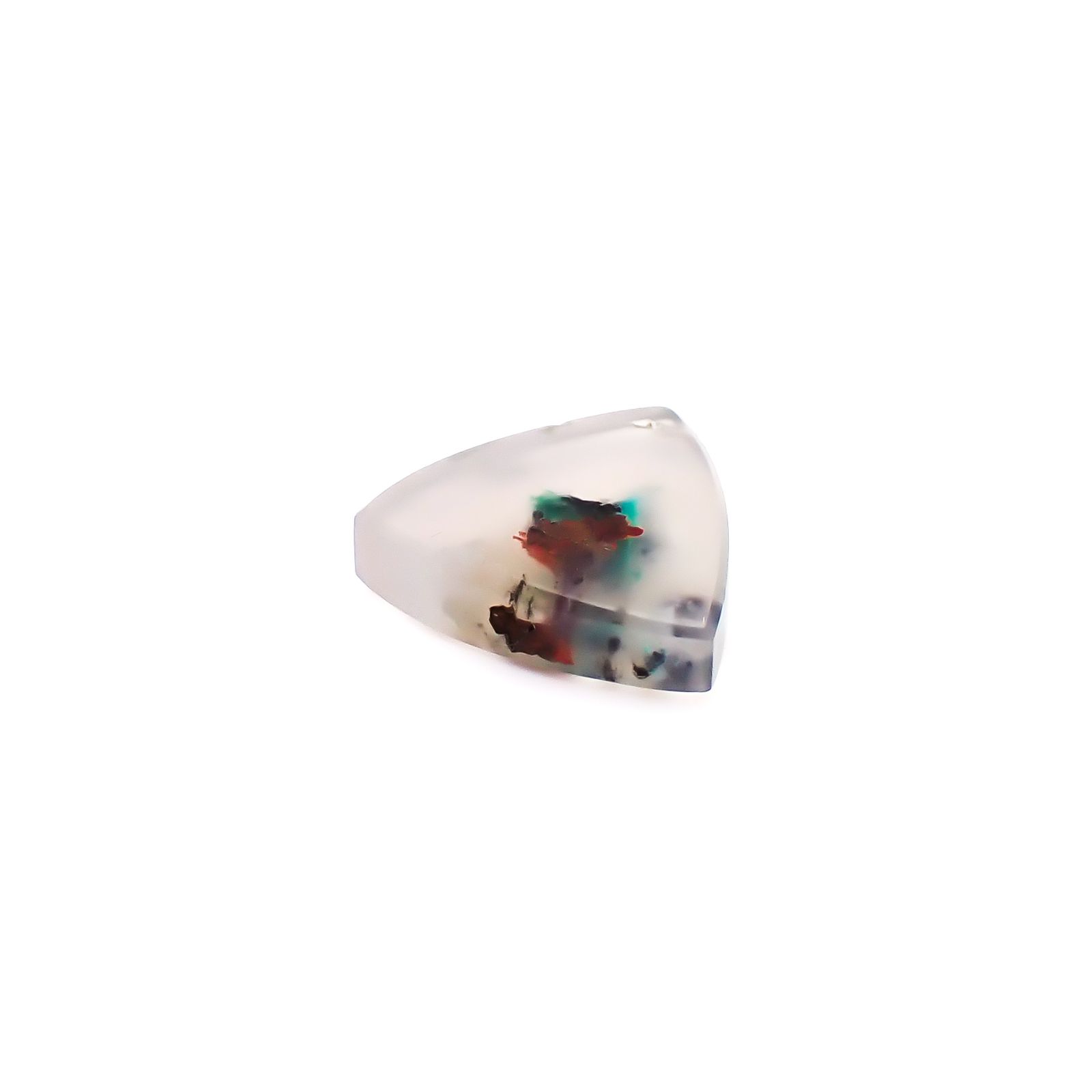 コッパークリソコラインカルセドニー インドネシア産 5.10ct / 13.1x12.8mm前後 [260932797]