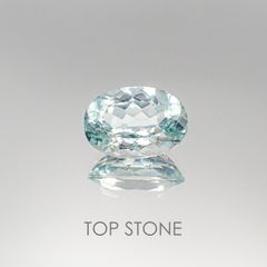 アンブリゴナイト/モンテブラサイト(宝石名モンテブラサイト)マダガスカル産 2.754ct ソ付(日独)[220717095]10.68x7.62mm前後