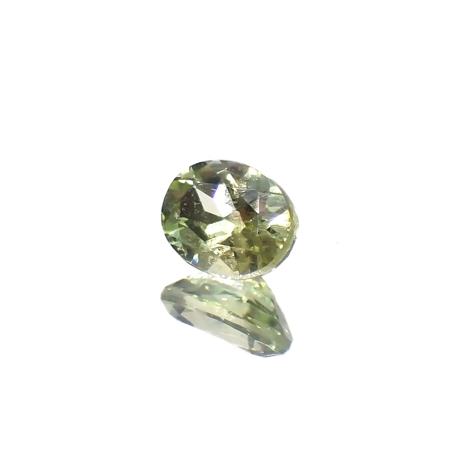 モンタナサファイア(宝石名サファイア)アメリカ・モンタナ州産 識別済 0.23ct / 4x3.1mm前後 [260422430]