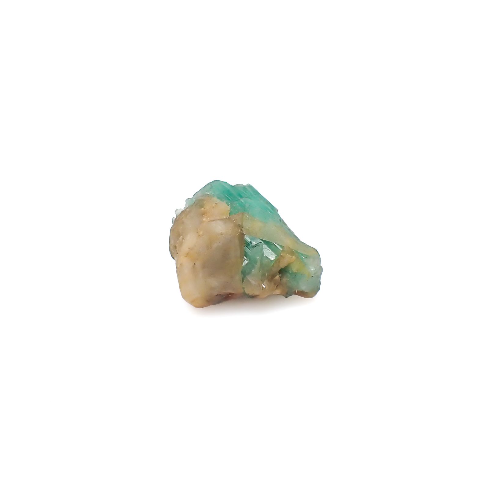 エメラルド 原石 コロンビア産 26.34ct[240427250]21x18mm前後