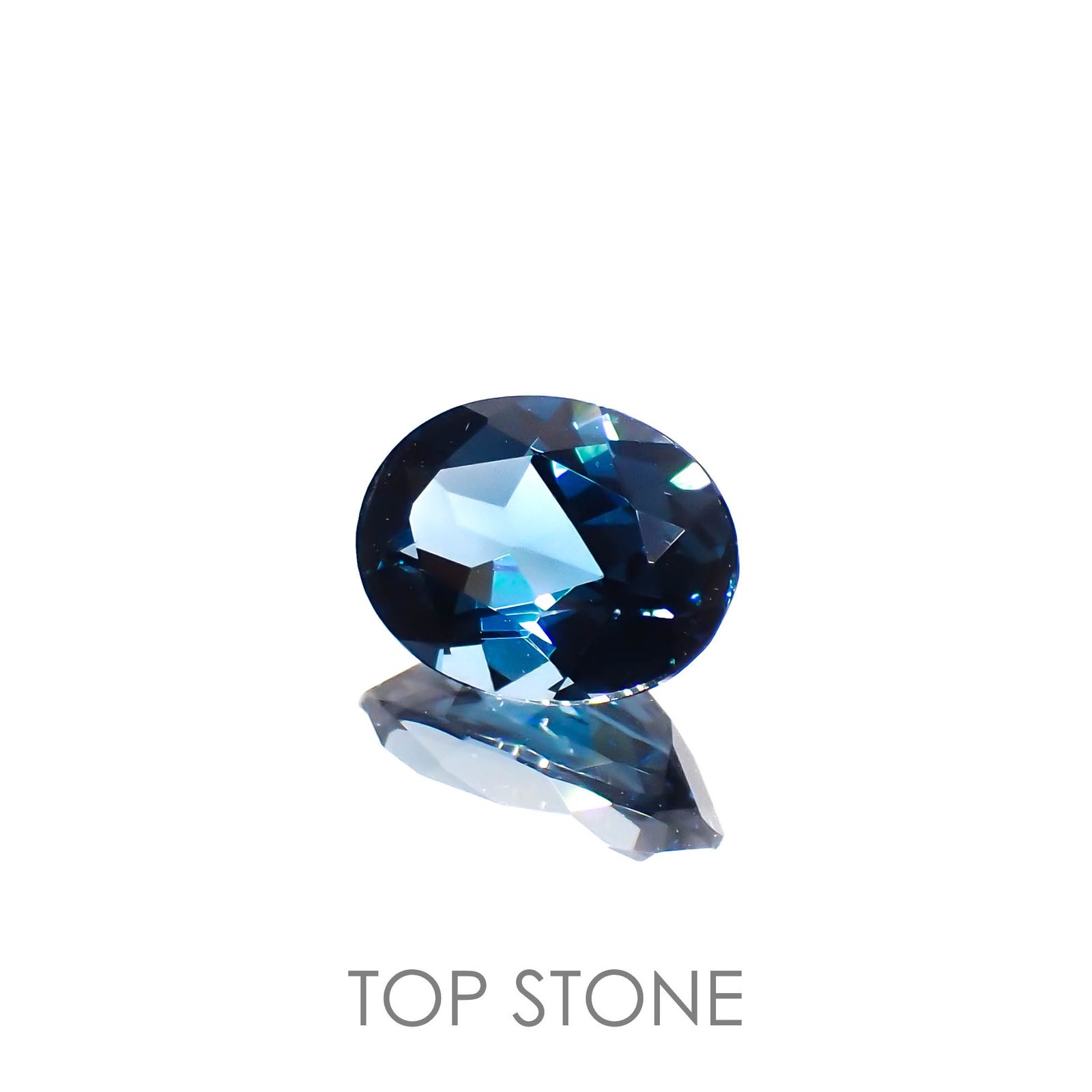 ロンドンブルートパーズ ブラジル産 1.36ct[221219298]8.1x6.1mm前後