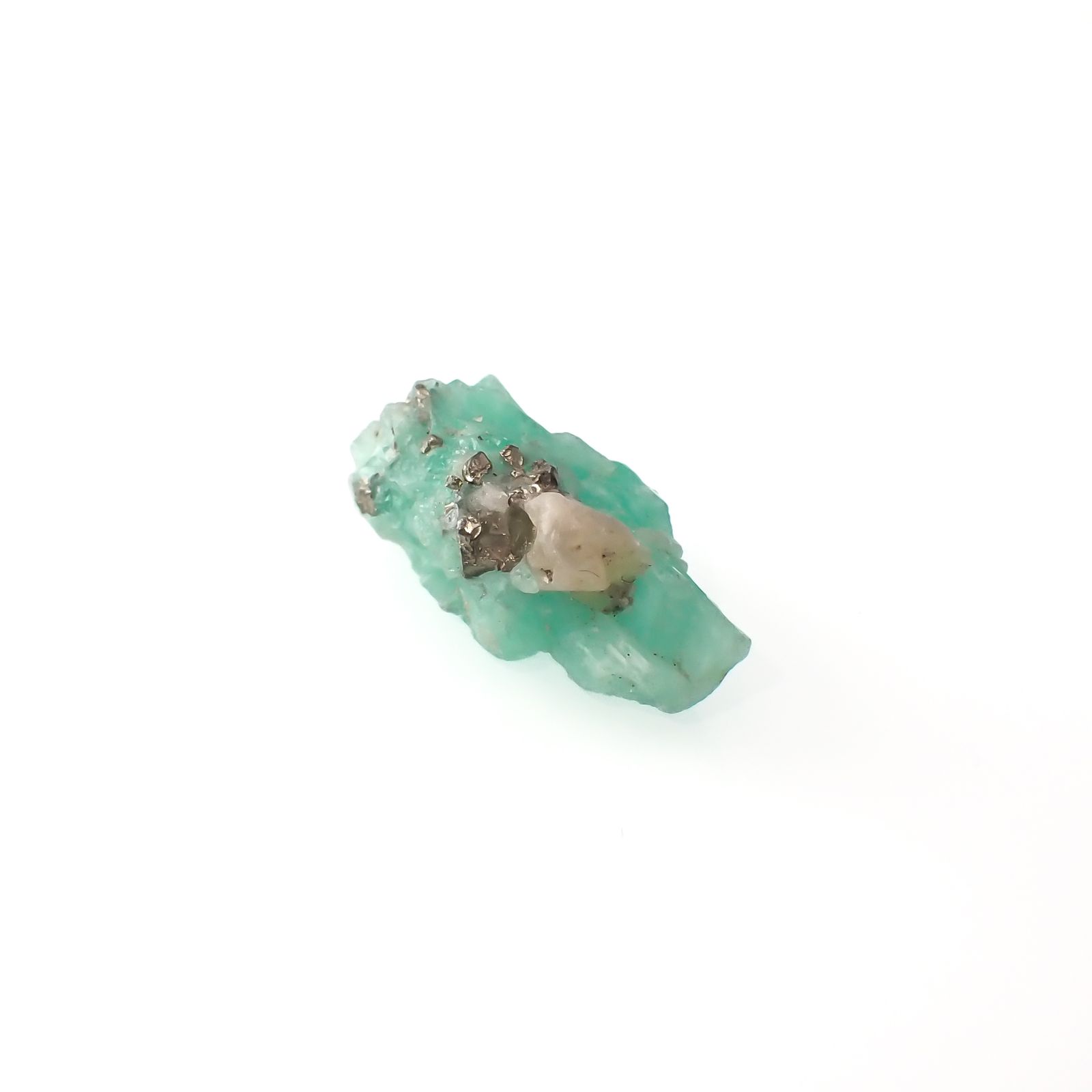 エメラルド原石 コロンビア産 11.22ct[230421707]19.4x11.2mm前後