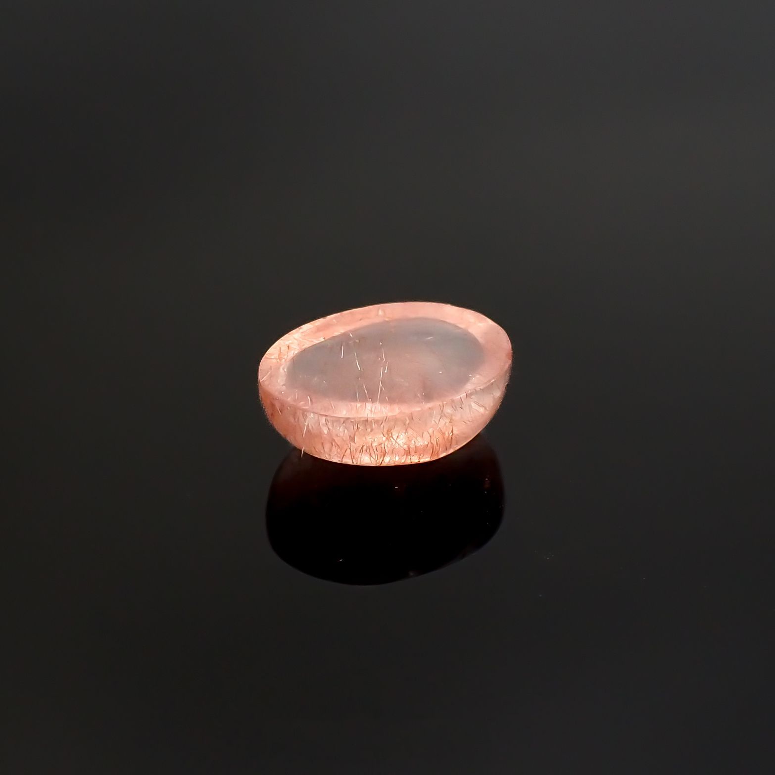 ストロベリークォーツ カザフスタン産 1.45ct[220616693]8.3x6.5mm前後