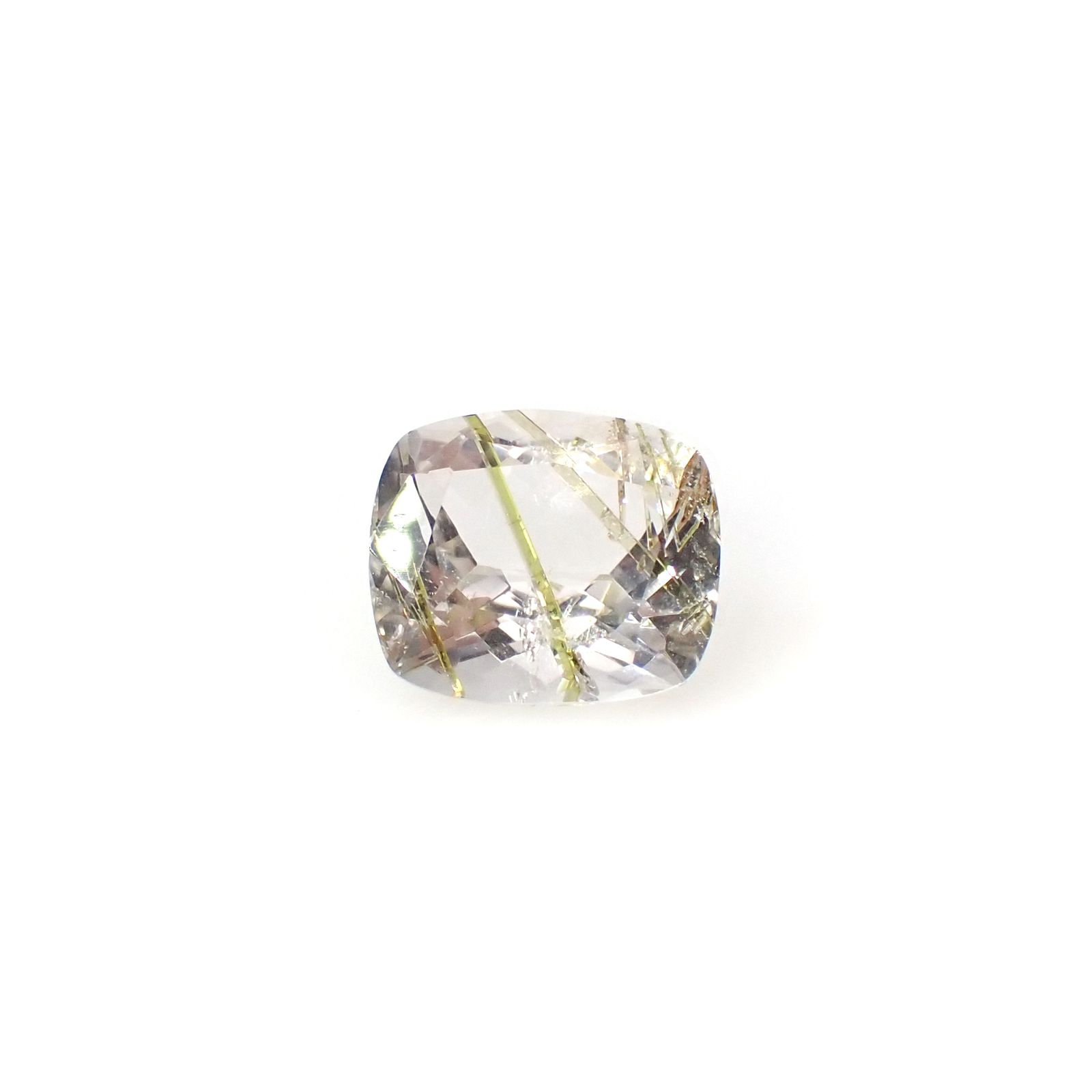 エピドートインクォーツ ブラジル産 3.64ct[240427292]10.5x9mm前後