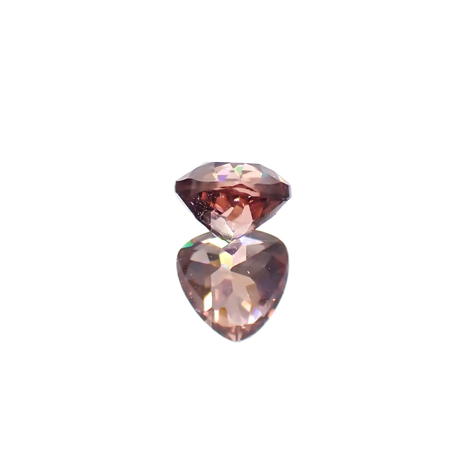 ピンクジルコン スリランカ/カンボジア産 0.58ct [240627915]4.4x4.3mm前後