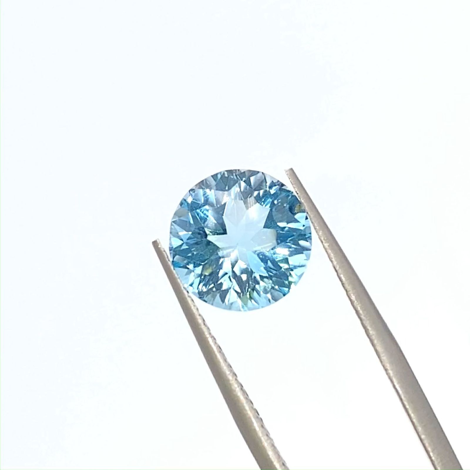 ◇カスタムカット◇ブルートパーズ ブラジル産 4.35ct[221219324]9.9x9