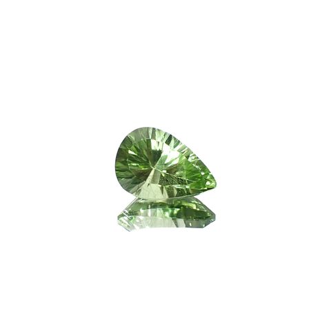 ◇コンケーブカット◇ルドウィジャイトインペリドット パキスタン産 3.04ct[240628422]11.5x7.8mm前後