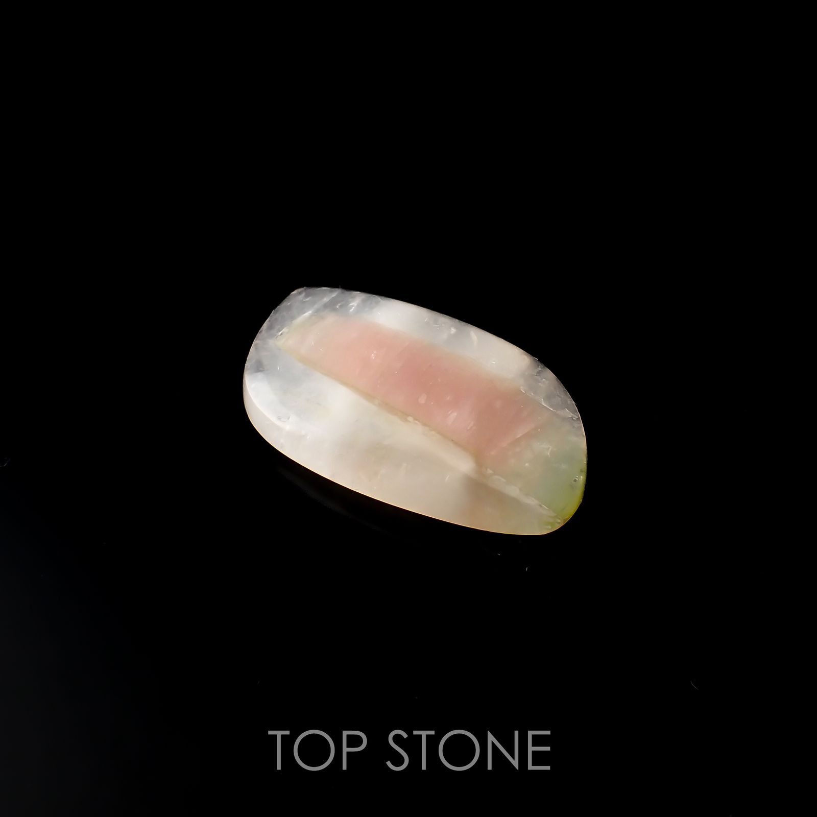 ◇フリーフォーム◇ミラクルトルマリンインクォーツ(宝石名トルマリネーテッド・クォーツ)ブラジル産 21.55ct 識別済[220917721]28.7x16mm前後