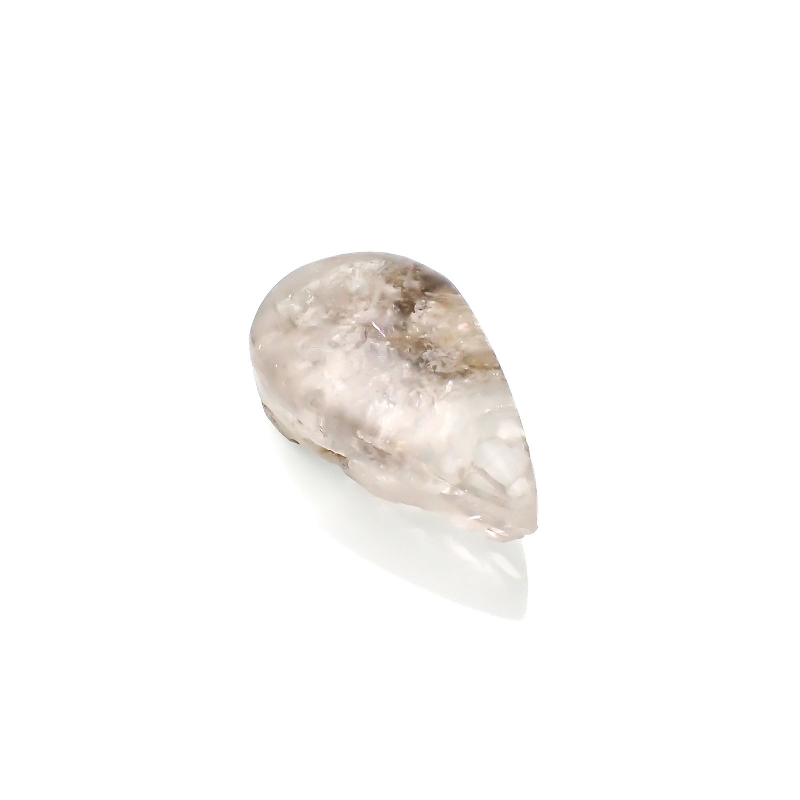 ホワイトガーデンクォーツ ブラジル産 38.05ct[230722631]30x17.7mm前後