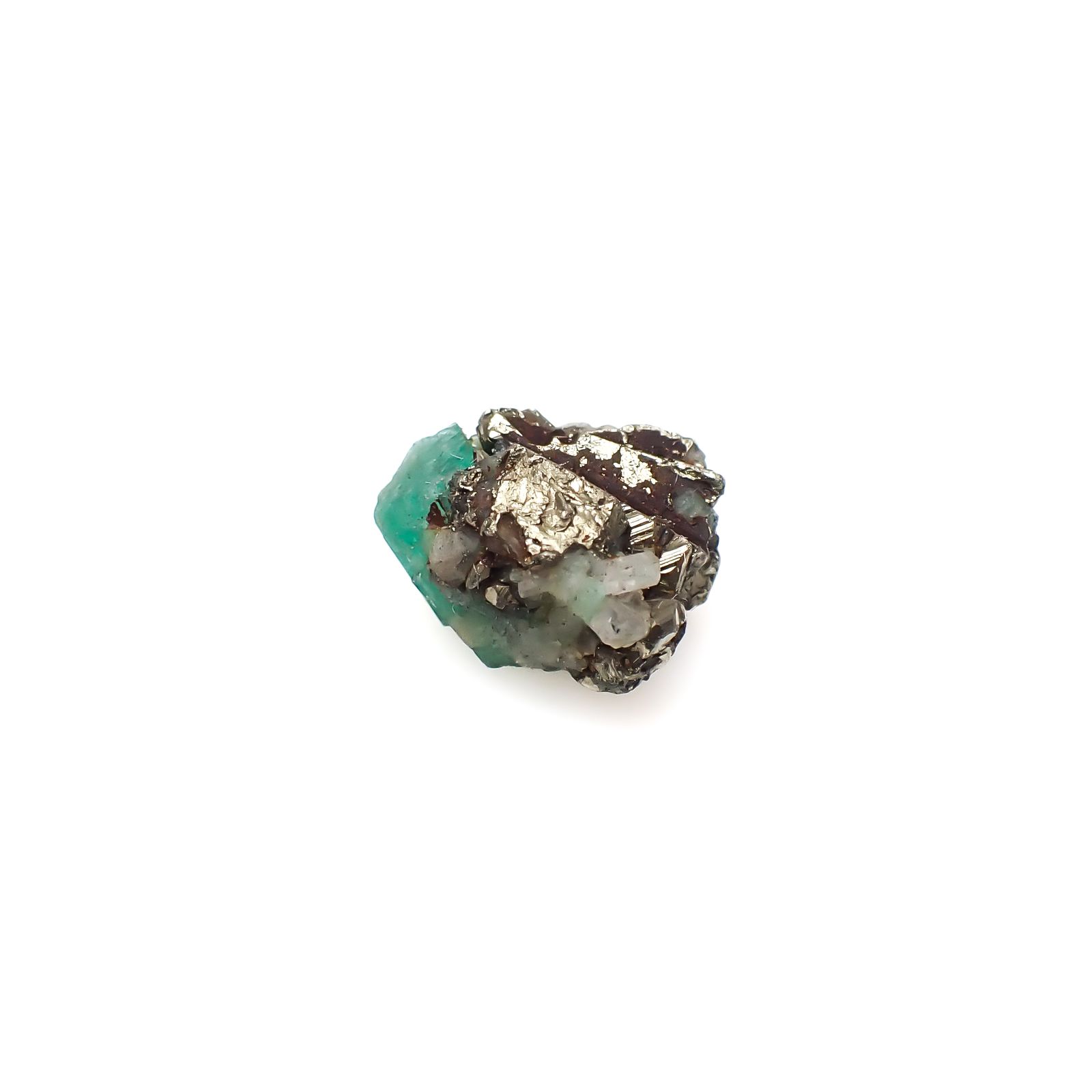 エメラルド 原石 コロンビア産 11.68ct[240427247]14.8x12.5mm前後