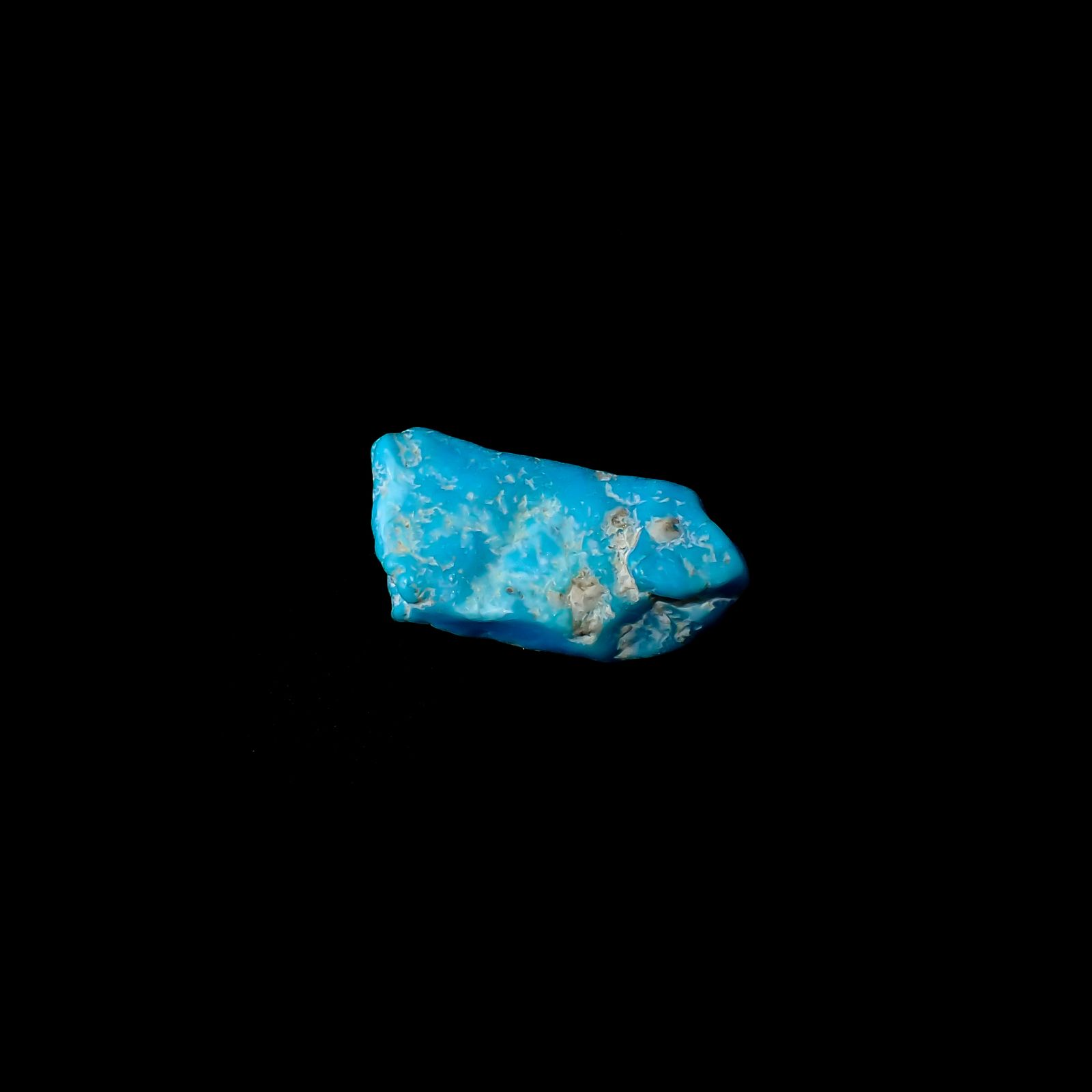 ターコイズ 原石 アメリカ・アリゾナ州キングマン産 11.13ct[240226370]21.9x10.4mm前後