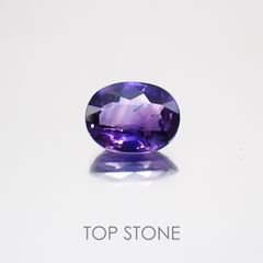 パープルサファイア マダガスカル産 ルース 1.33ct[19111534]7.5×5.7mm前後