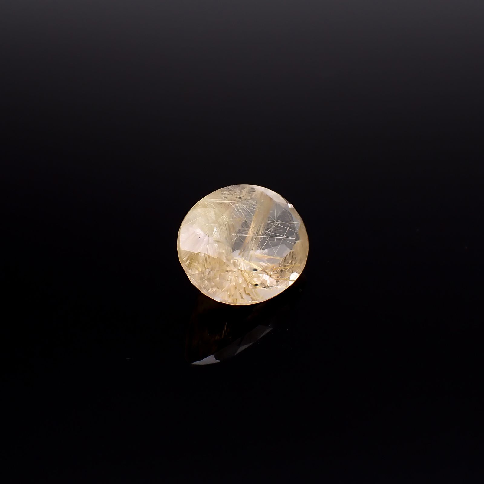 ルチルクォーツ ブラジル産 11.49ct / 17.9x13.3mm前後 [260732403]