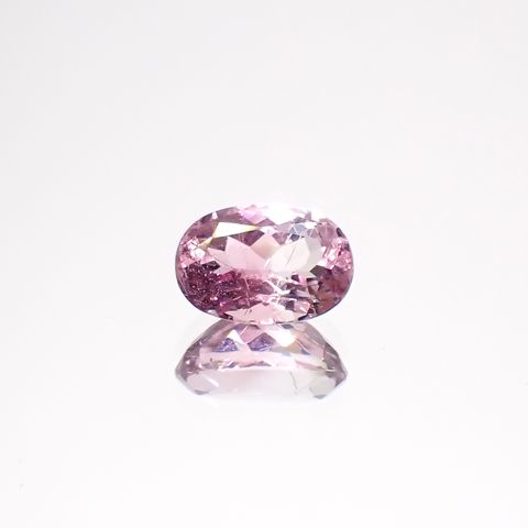 ピンクポードレッタイト (宝石名ピンク・ポードレッタイト )ビルマ産 0.574ct ソ付(彩珠)[231023923]6.4x4.5mm前後