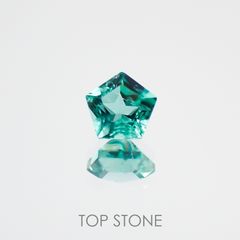 ◇ペンタゴンカット◇エメラルド ザンビア産 ルース 0.118ct[210611004]3.1×3.2mm前後