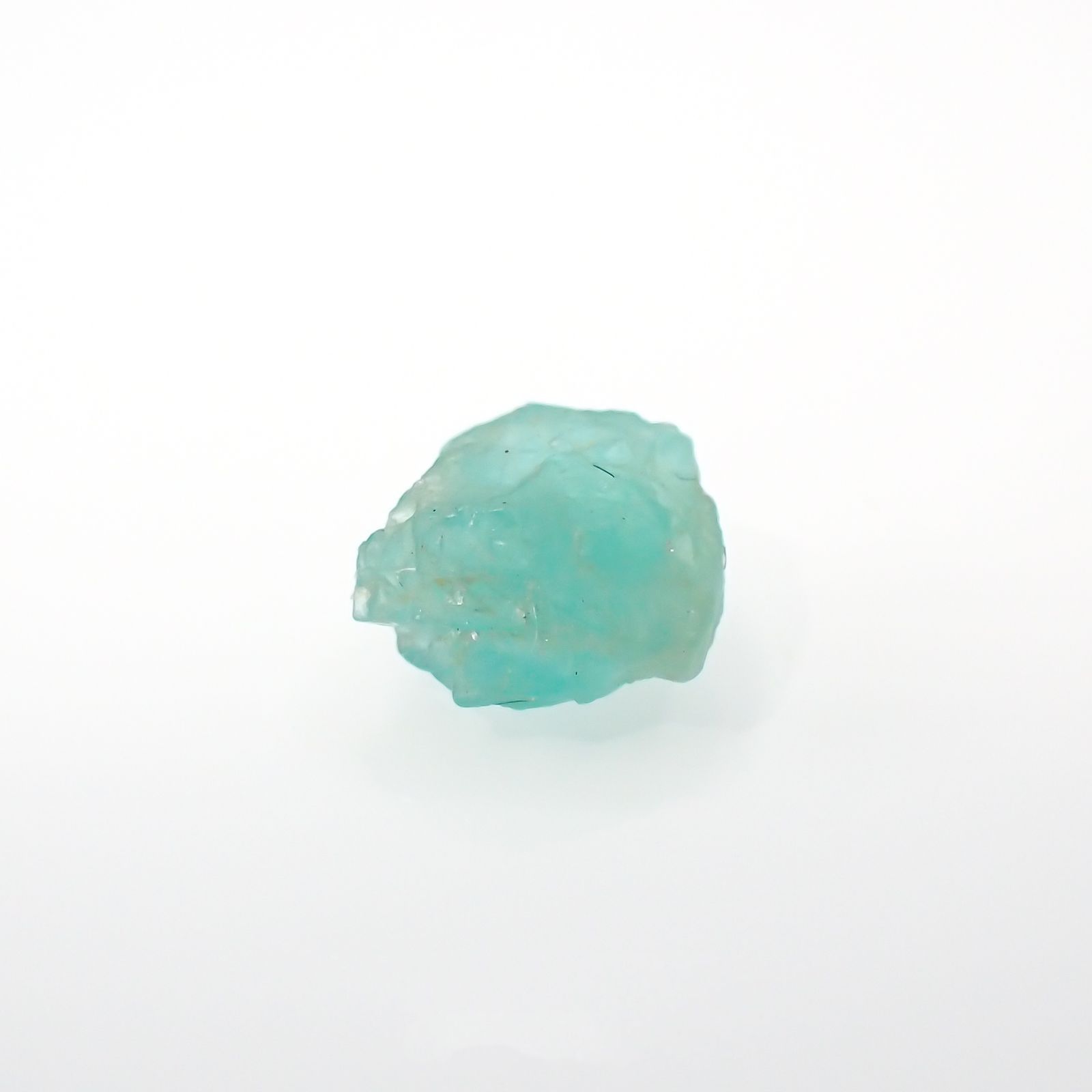 パライバトルマリン 原石 ブラジル・パライバ州バターリャ鉱山産 0.58ct[220515996]5.5x4.8mm前後