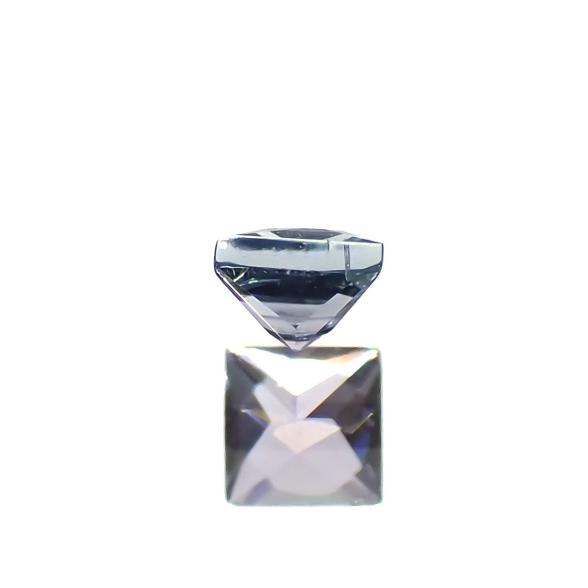 ◇プリンセスカット◇ブルーグリーンコーネルピン(宝石名コーネルピン)タンザニア産 0.080ct 識別済[221219236]2.1x2.1mm前後
