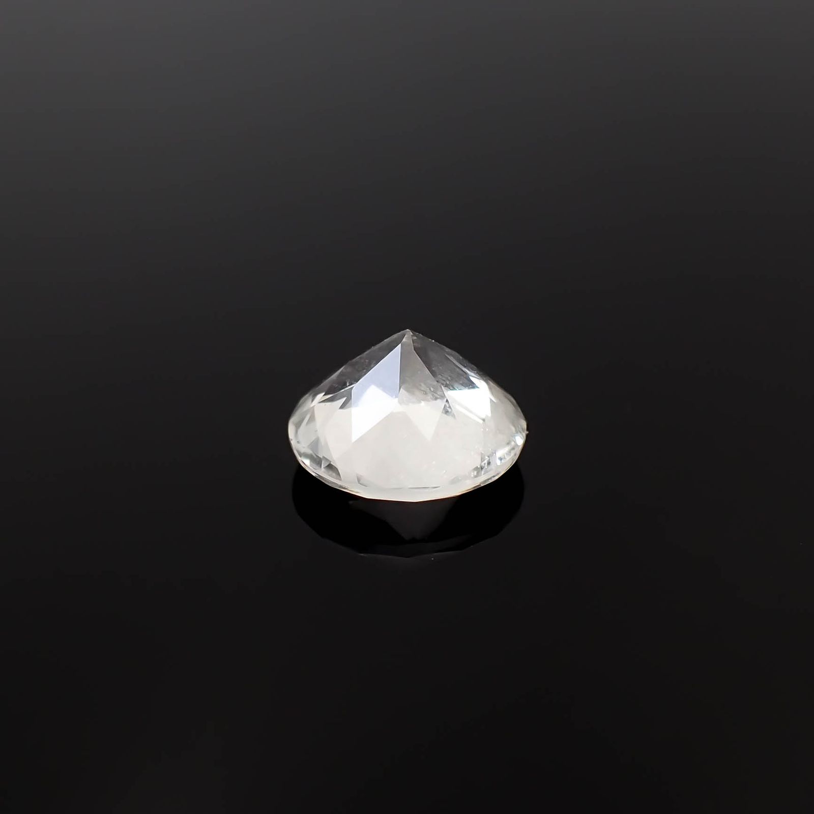 オーソクレース(宝石名ホワイト・オーソクレース)パキスタン産 1.01ct 識別済[250530440]7x7mm前後