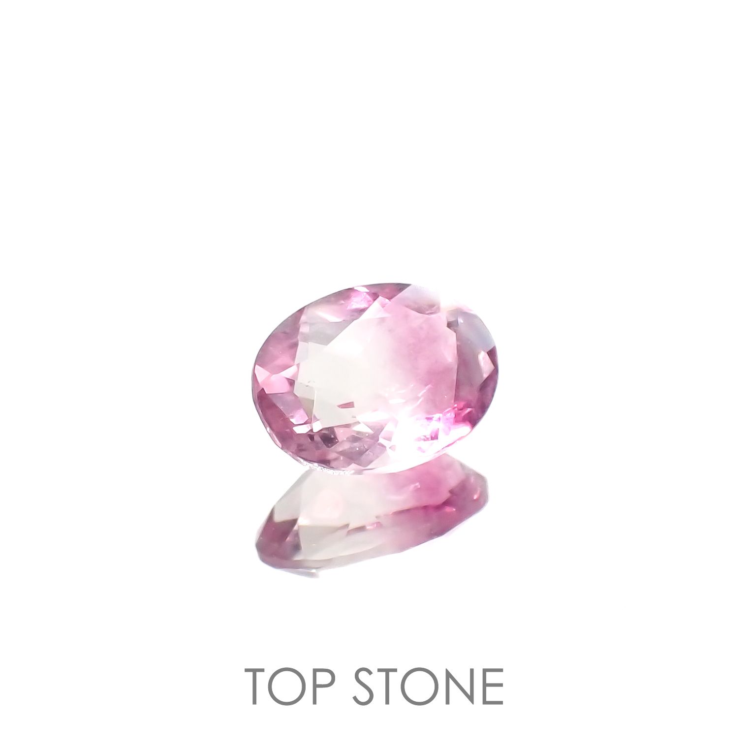 バイカラーフローライト 中国産 1.37ct[230120175]8.1x6.1mm前後