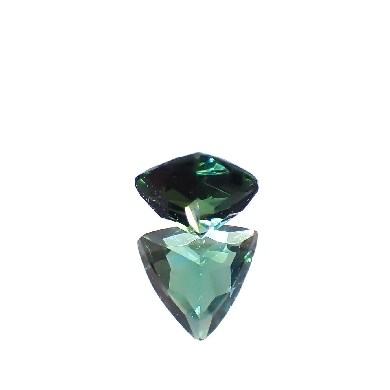 ブルーグリーントルマリン ブラジル産 0.37ct[240628384]4.8x4.7mm前後