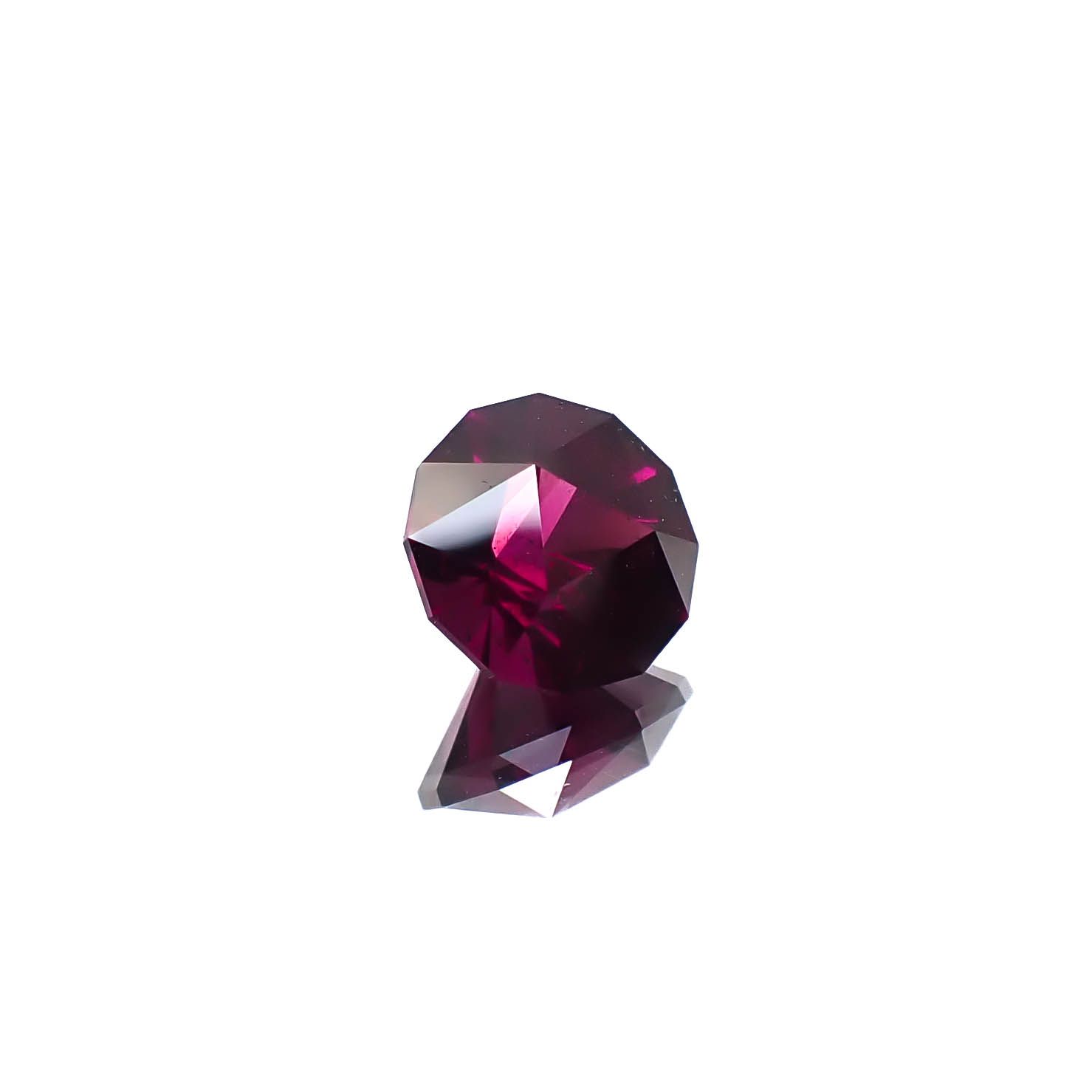 ◇カスタムカット◇グレープガーネット インド産 1.87ct [250530419]7.2x7.2mm前後