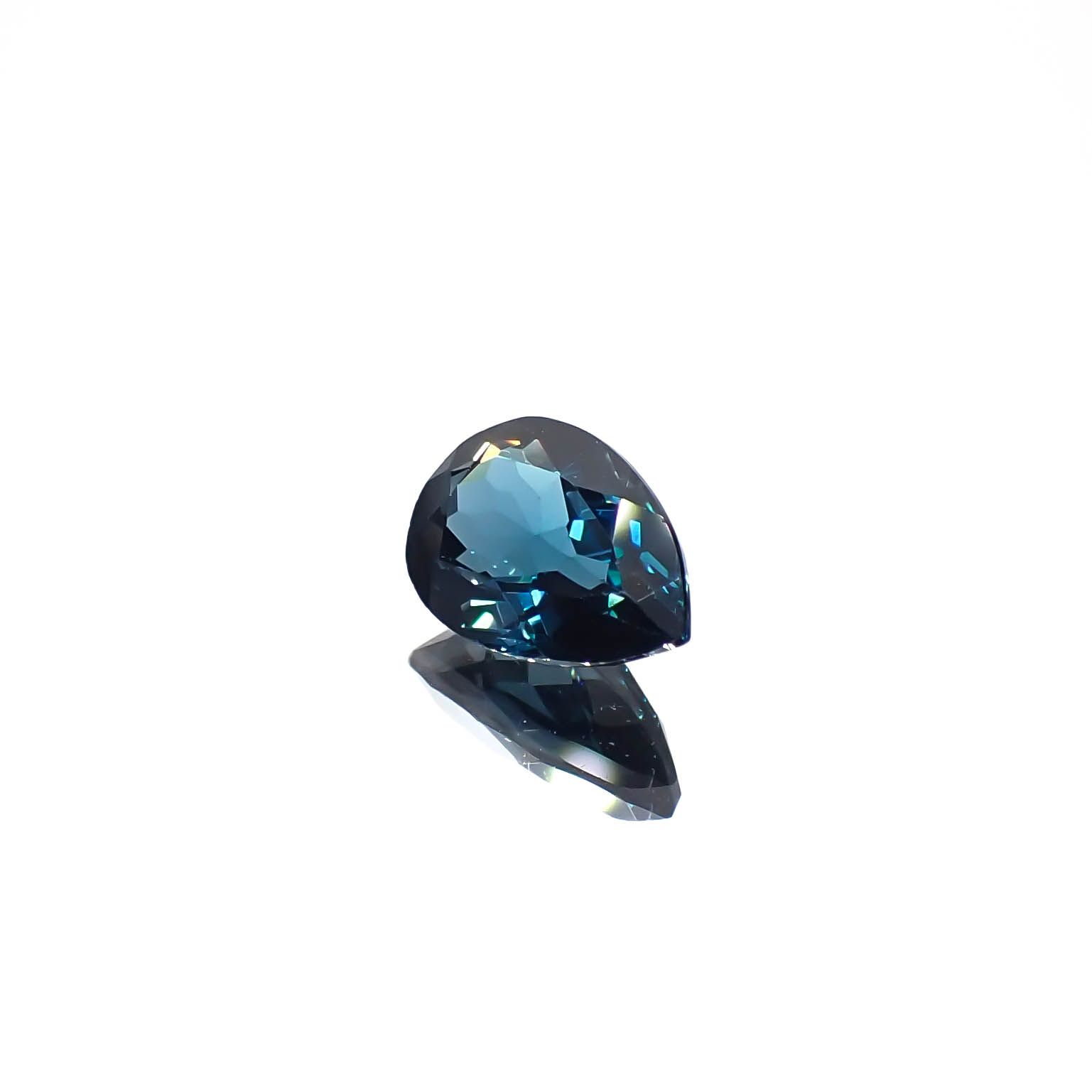 ロンドンブルートパーズ ブラジル産 1.53ct[240326804]8.8x6.1mm前後