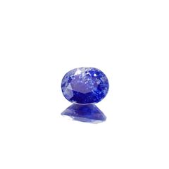 ラズライトインソーダライト フルオレッセンス アフガニスタン産 0.39ct [250530467]5.8x4.8mm前後
