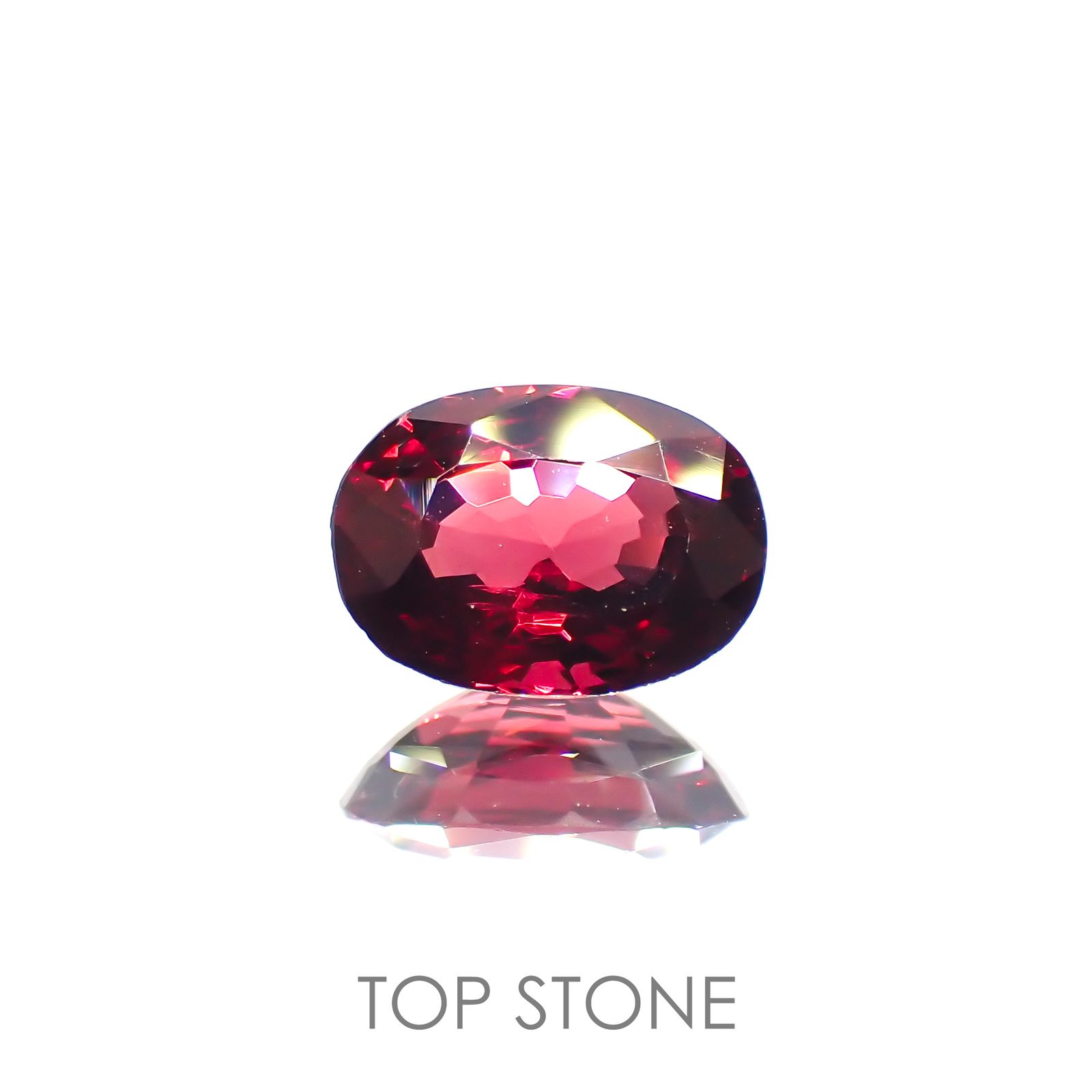 レッドスピネル(宝石名レッド・スピネル) タンザニア産 0.931ct ソ付(彩珠)[20085156]7×5.2mm前後