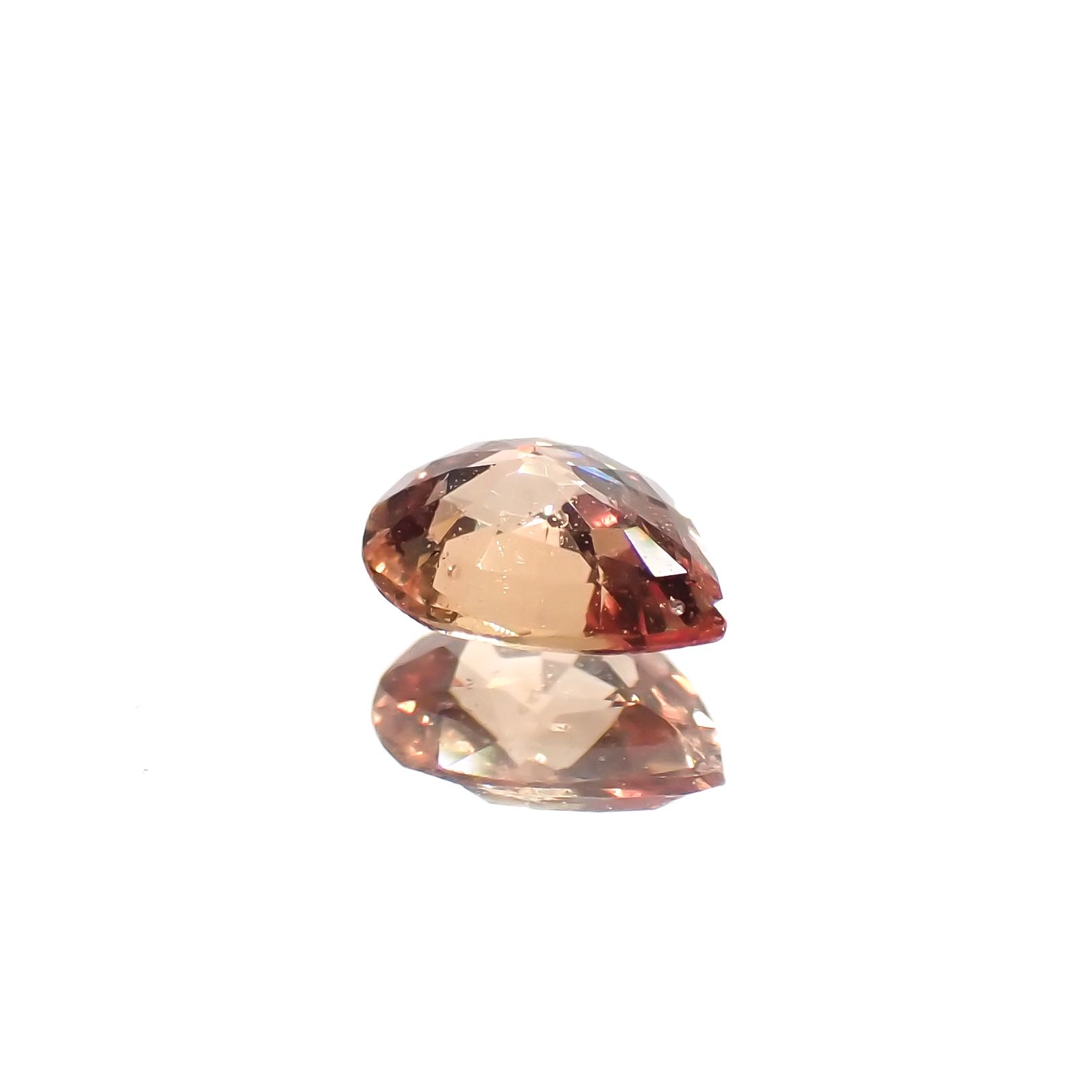 パパラチャサファイア非加熱(宝石名サファイア/別名パパラチャ・サファイア)スリランカ産 0.35ct GIA鑑付[231224696]5.1x4mm前後