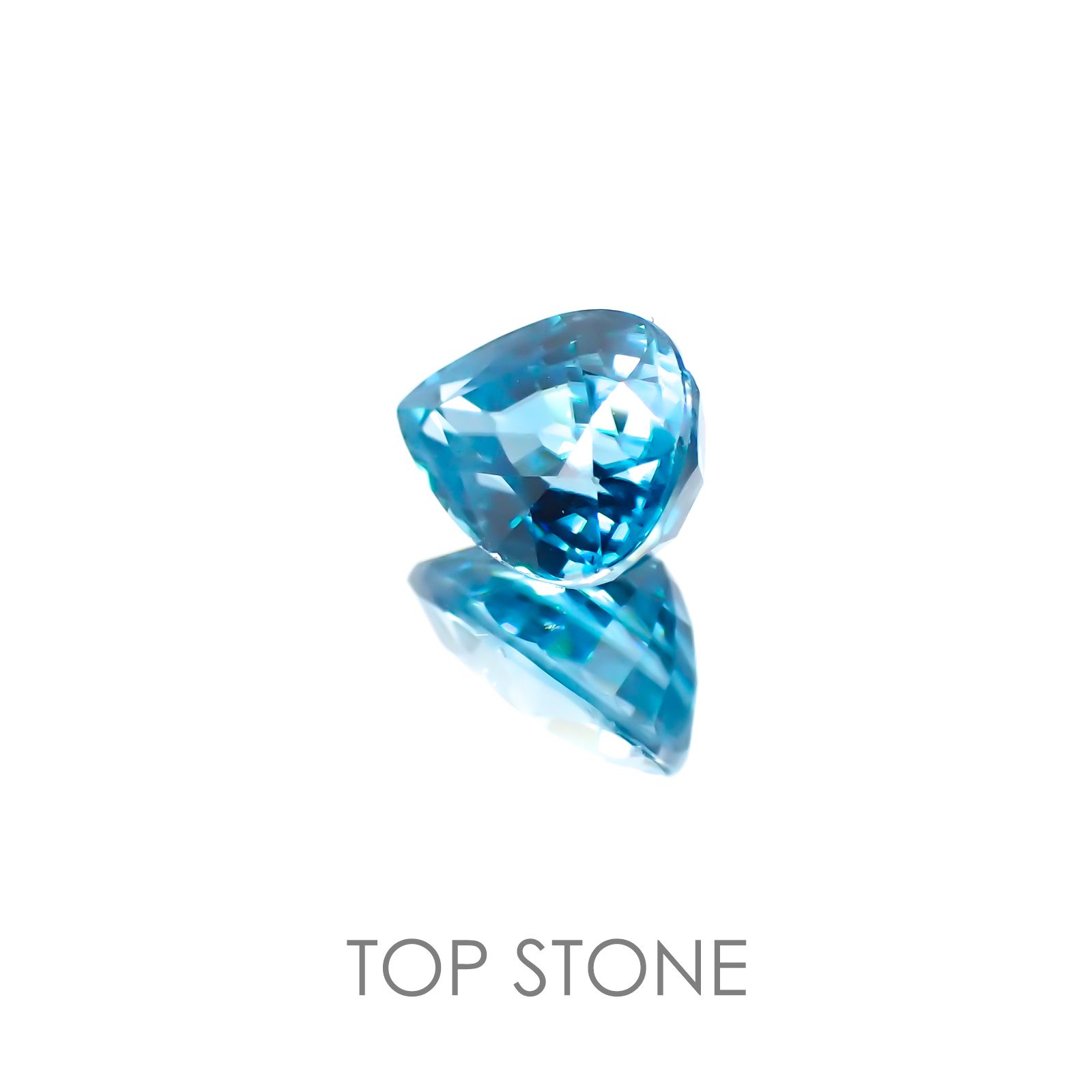 ブルージルコン カンボジア産 ルース 2.03ct[20117920]8.1×6mm前後