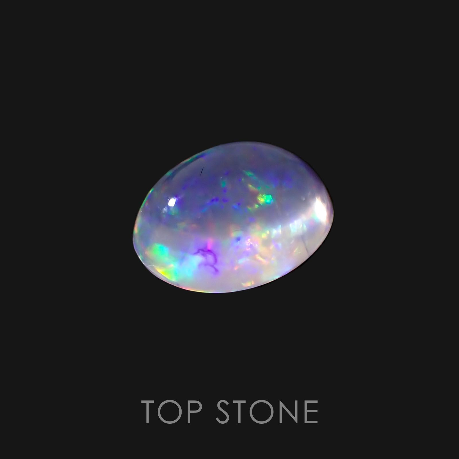 ウォーターオパール メキシコ産 ルース 0.8ct[20117602]7.3×5.9mm前後