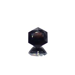 ◇ヘキサゴンカット◇モリオン チベット産 1.48ct[240427363]7.1x6.9mm前後