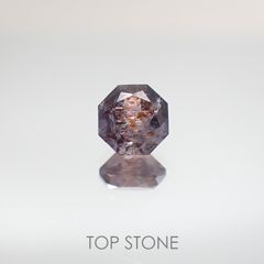 ◇オクタゴンカット◇ブラッドショットアイオライトSA インド産 ルース 0.27ct[210610990]4×4mm前後