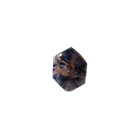 トラピッチェサファイア 原石スライス磨き ビルマ産 0.82ct [250430189]5.8x5mm前後