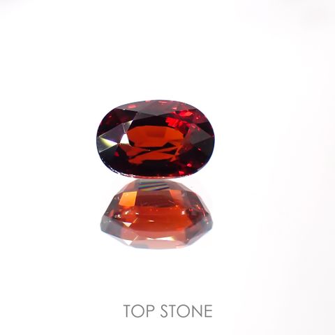 スペサルティン アルマンディン ガーネット(宝石名スペサルティン アルマンディン・ガーネット)ブラジル産 2.2ct 識別済[220113841]8x5.6mm前後