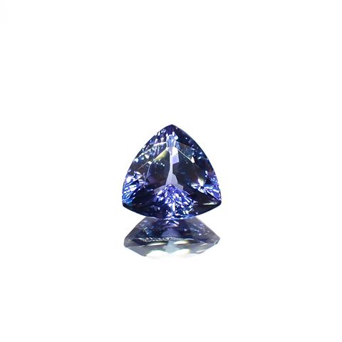 バイカラータンザナイト(宝石名タンザナイト)タンザニア産 1.68ct 識別済[231224810]7.8x7.7mm前後