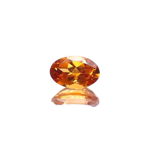 スペサルティンガーネット(宝石名ガーネット)タンザニア産 識別済 0.69ct / 6.2x4mm前後 [260617545]