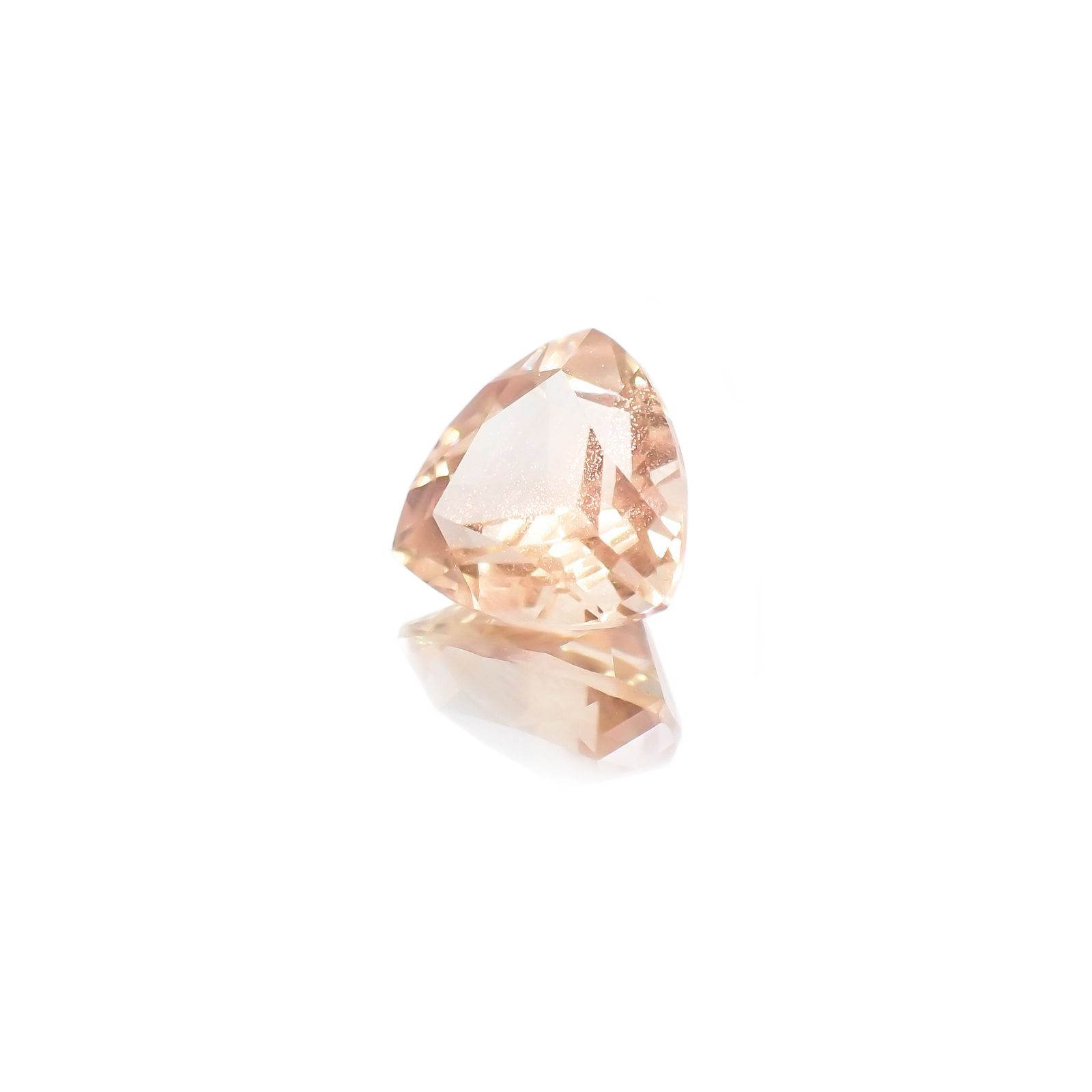 オレゴンサンストーン(宝石名ラブラドライト・サンストーン) アメリカ・オレゴン州産 1.696ct ソ付(彩珠)[210510534]7.9×7.9mm前後