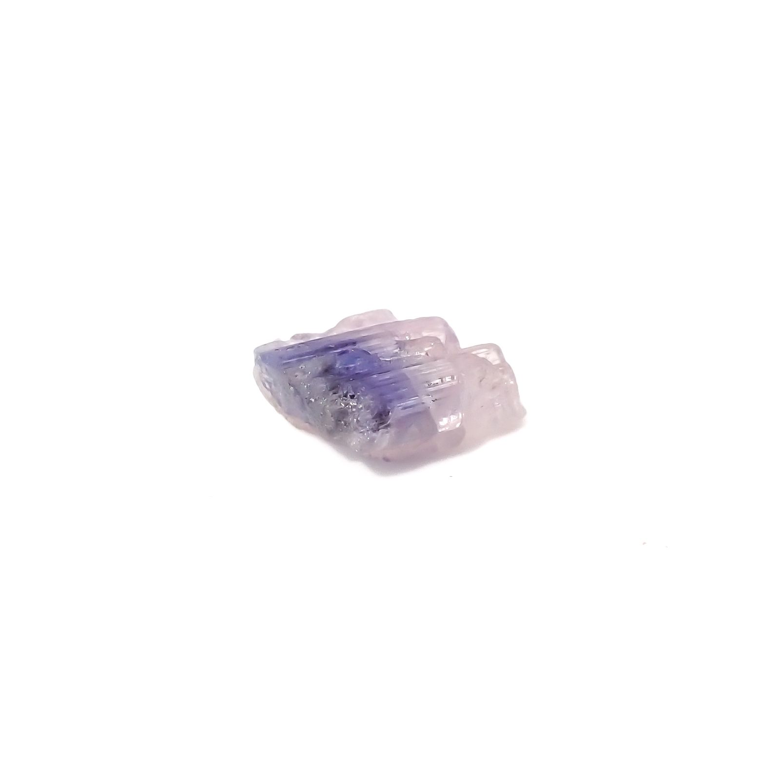 バイカラータンザナイト 原石 タンザニア産 2.49ct[231224981]10.3x8mm前後